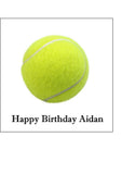Tennis Ball Edible Icing Cake Topper