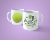 Tennis Edible Icing Cake Topper
