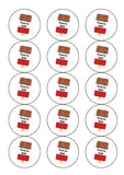 Thank you 02 Edible Icing Cake Topper