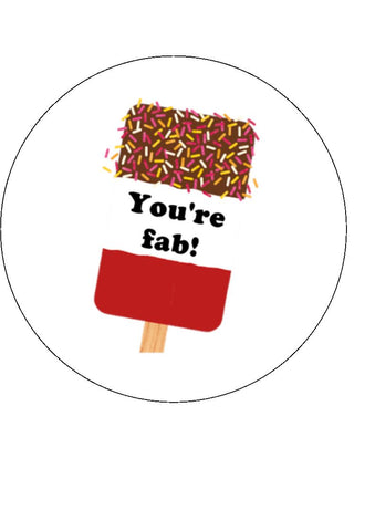 Thank you 02 Edible Icing Cake Topper