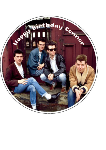 The Smiths Edible Icing Cake Topper or Ribbon