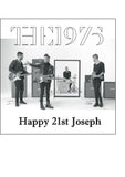 The 1975 Edible Icing Cake Topper or Ribbon