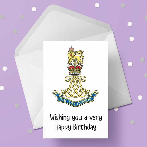 The Life Guards Birthday Card