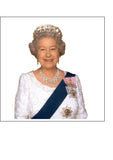 Queen Elizabeth 01 Edible Icing Cake Topper or Ribbon