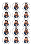 Tom Hardy Edible Icing Cake Topper or Ribbon