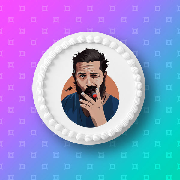 Tom Hardy Edible Icing Cake Topper or Ribbon