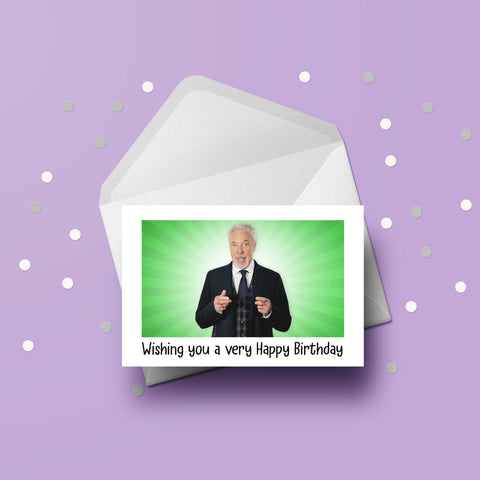 Tom Jones 01 Birthday Card