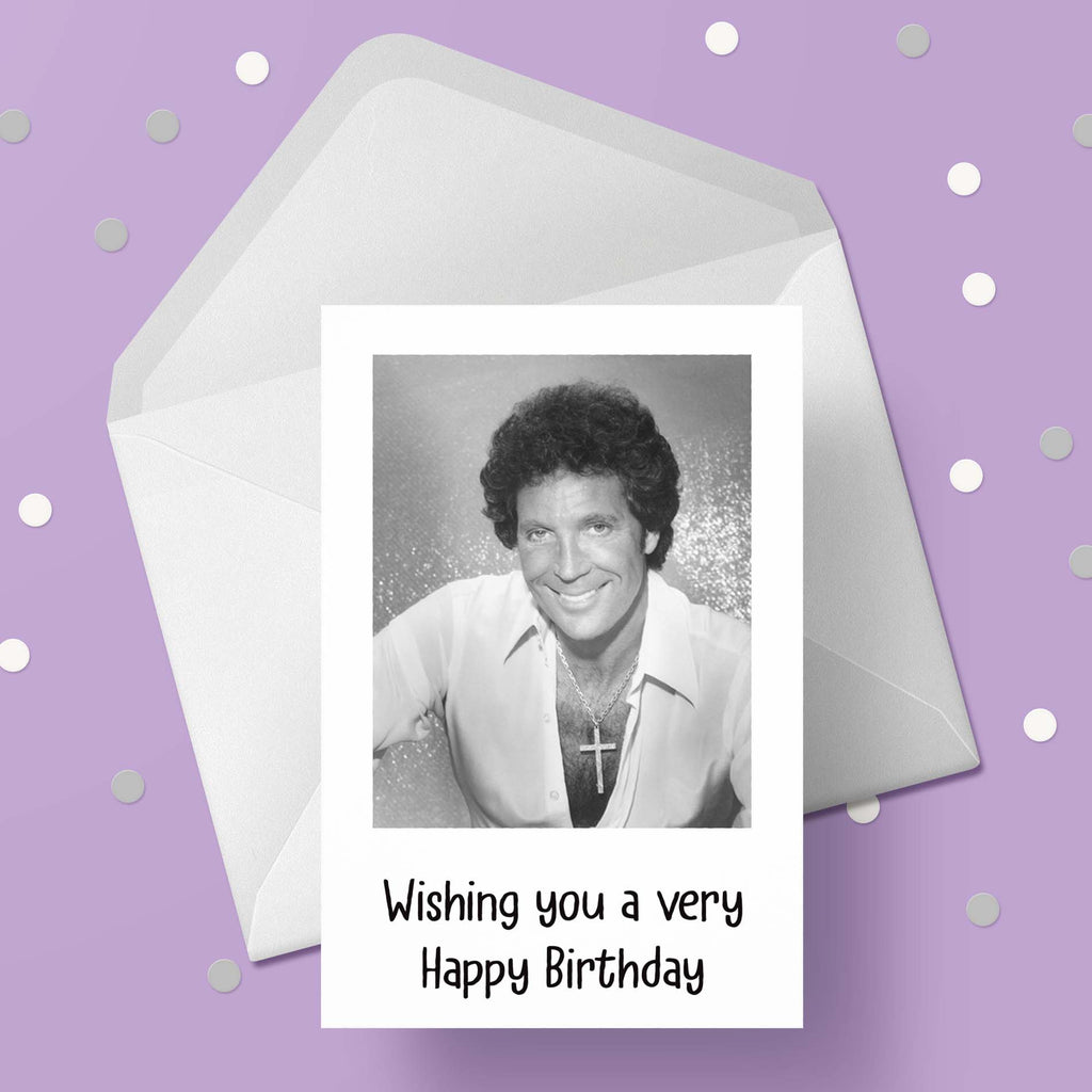 Tom Jones 02 Birthday Card – the caker online