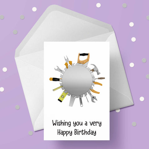 DIY Toolbox Tools 02 Birthday Card