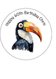 Toucan Edible Icing Cake Topper or Ribbon