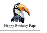 Toucan Edible Icing Cake Topper or Ribbon