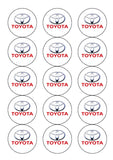 Toyota Logo Edible Icing Cake Topper