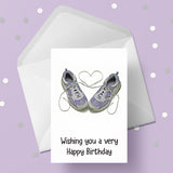 Running shoes / Trainers Edible Icing Cake Topper