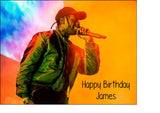 Travis Scott 01 Edible Icing Cake Topper or Ribbon