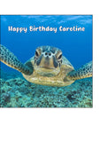 Turtle 01 Edible Icing Cake Topper or Ribbon