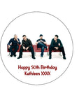 U2 Edible Icing Cake Topper or Ribbon 02