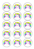 Unicorn 01 Edible Icing Cake Topper