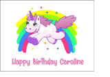 Unicorn 01 Edible Icing Cake Topper