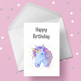Unicorn 03 Edible Icing Cake Topper