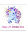 Unicorn 03 Edible Icing Cake Topper