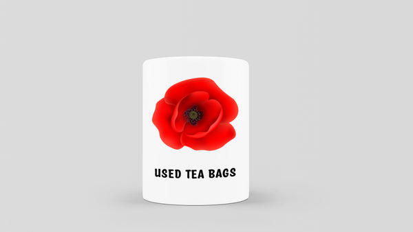 Used Tea Bag Holder 11 - Poppy Design