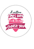 Valentine's Day Edible Icing Cake Topper 03