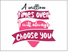 Valentine's Day Edible Icing Cake Topper 03