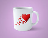 Valentine's Day Mug 16 - Red Love Hearts