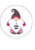 Valentine's Day Edible Icing Cake Topper 02 - I Love You Gonk