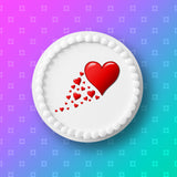 Valentine's Day Edible Icing Cake Topper 16