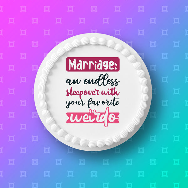 Valentine's Day Edible Icing Cake Topper 26