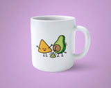 Vegetarian / Vegan Mug 01 - Funny Avocado & Nacho