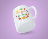 Vegetarian / Vegan Mug 03 - Runs on veggies