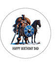 Viking 01 Edible Icing Cake Topper