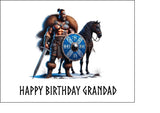 Viking 01 Edible Icing Cake Topper