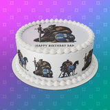 Viking 02 Edible Icing Cake Topper