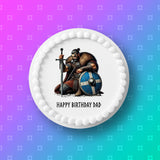 Viking 02 Edible Icing Cake Topper