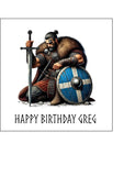 Viking 02 Edible Icing Cake Topper