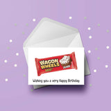 Wagon Wheels Birthday Card