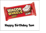 Wagon Wheels Edible Icing Cake Topper