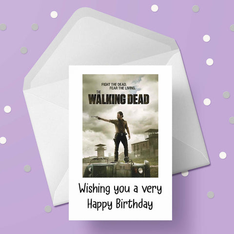The Walking Dead 01 Birthday Card