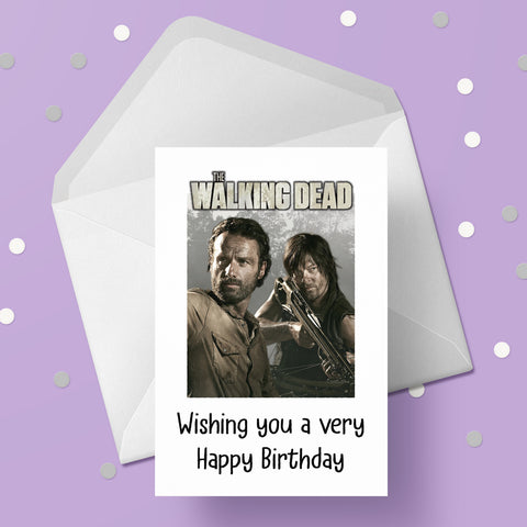 The Walking Dead 03 Birthday Card