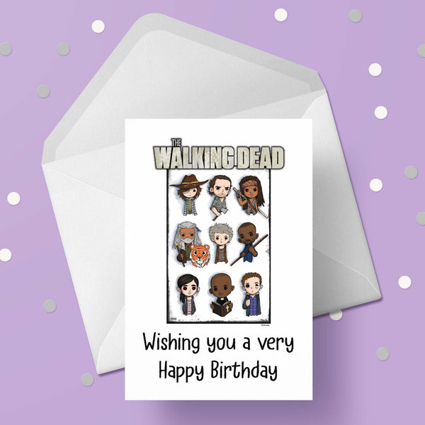 The Walking Dead 09 Birthday Card