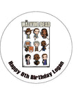 The Walking Dead 09 Edible Icing Cake Topper