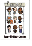The Walking Dead 09 Edible Icing Cake Topper
