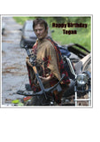 The Walking Dead 10 Edible Icing Cake Topper - Daryl Dixon