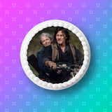 The Walking Dead 11 Edible Icing Cake Topper - Daryl & Carol