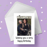 The Walking Dead 11 Edible Icing Cake Topper - Daryl & Carol