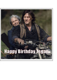 The Walking Dead 11 Edible Icing Cake Topper - Daryl & Carol