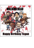 The Walking Dead 12 Edible Icing Cake Topper
